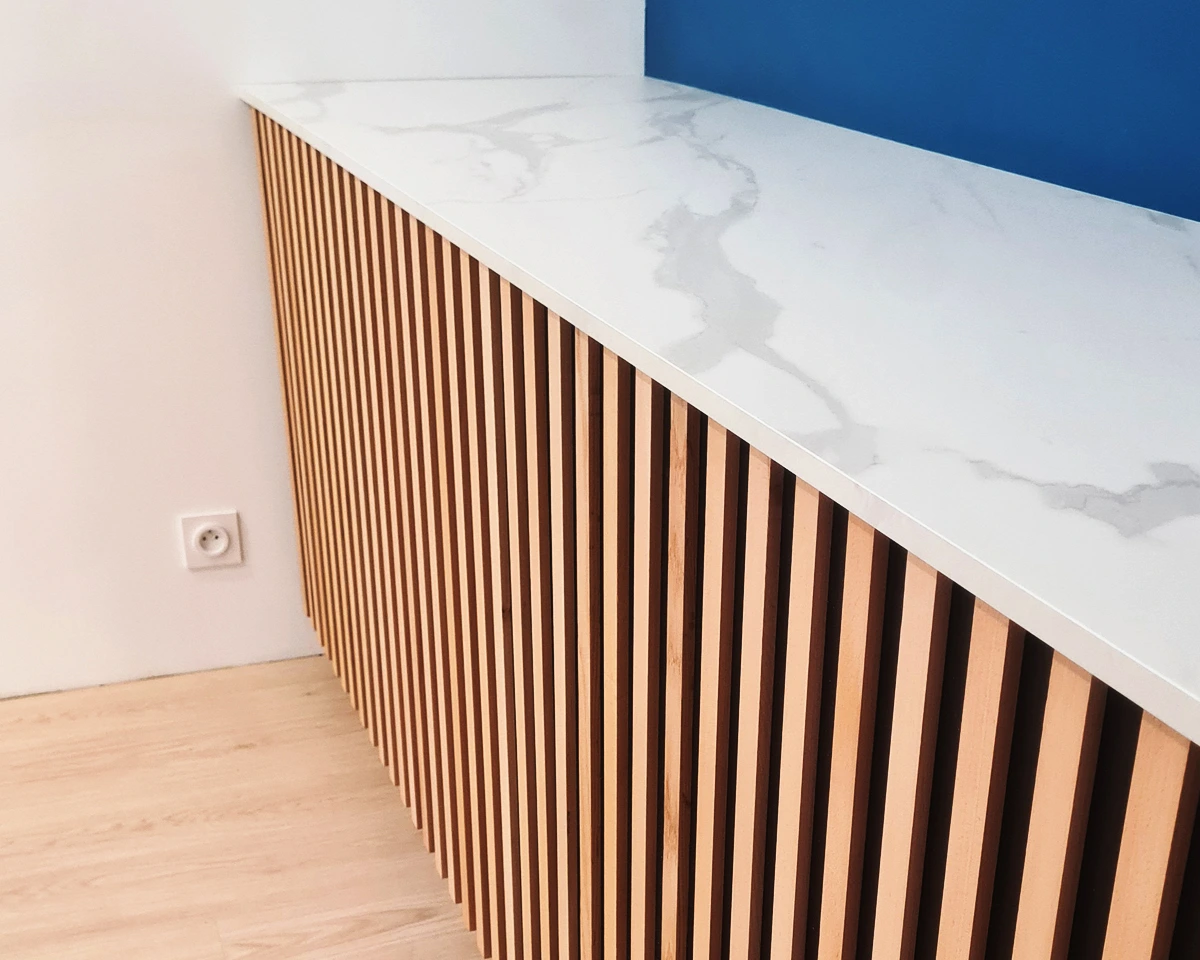 Meuble linéaire sur mesure