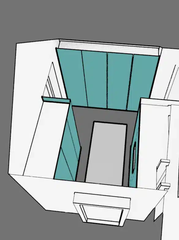 Amenagement placard renovation d'une entree de maison