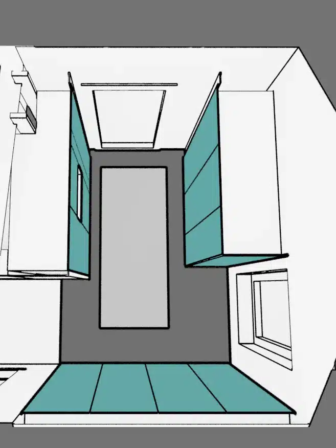 Plan de renovation d'une entree de maison