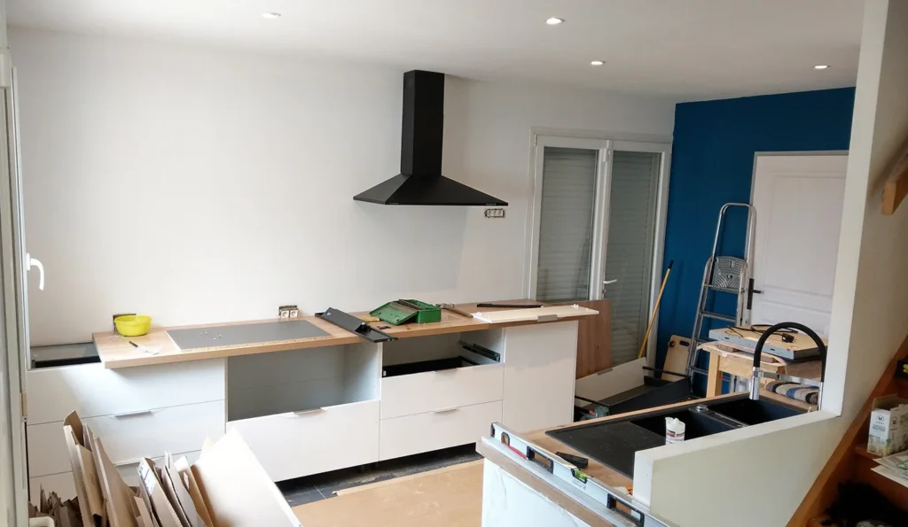 Renovation cuisine artisan treillieres nantes